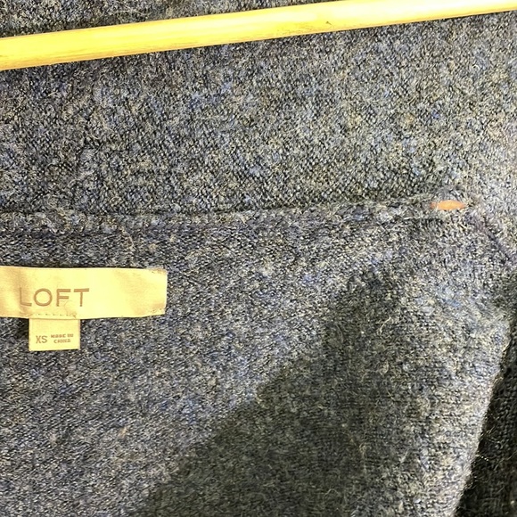 Loft | Acrylic-Blend Blue Cardigan - Picture 10 of 10